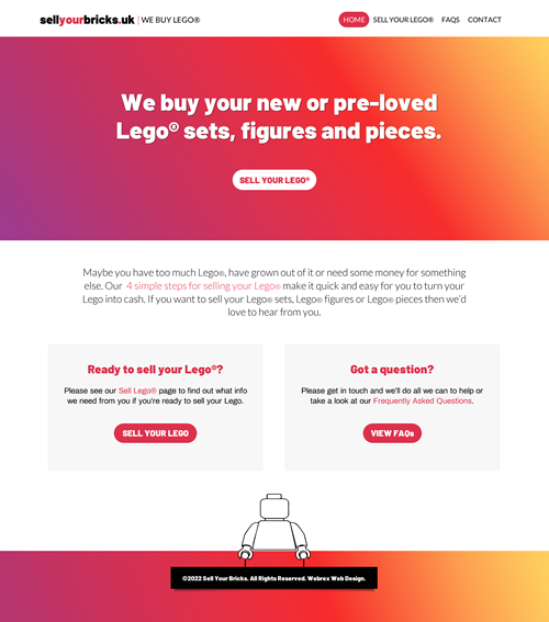 Sell Your Bricks Web Design
